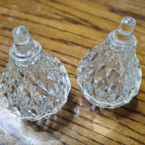 Two Pear Shaped Crystal Box with Lid - Picture 1 of 10